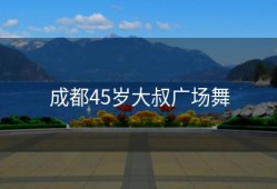 成都45岁大叔广场舞