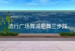 流行广场舞减肥舞三步踩