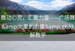 舞动心灵，汇聚力量——广场舞&lt;爱的力量&gt;分解教学