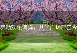 舞动欢乐海洋，共学广场舞口令