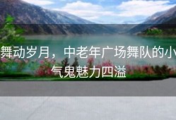 舞动岁月，中老年广场舞队的小气鬼魅力四溢