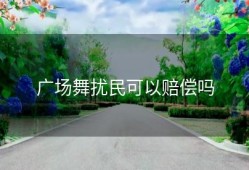 广场舞扰民可以赔偿吗