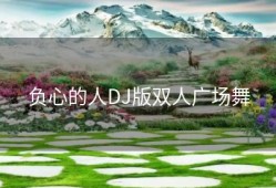 负心的人DJ版双人广场舞