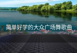 简单好学的大众广场舞歌曲