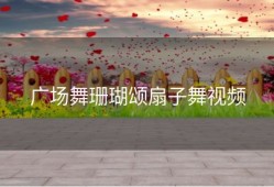 广场舞珊瑚颂扇子舞视频