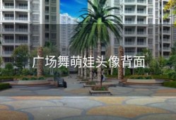 广场舞萌娃头像背面