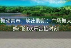 舞动青春，笑出腹肌：广场舞大妈们的欢乐合拍时刻