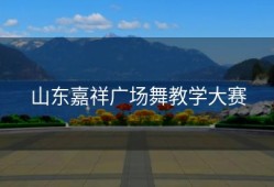 山东嘉祥广场舞教学大赛