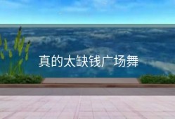 真的太缺钱广场舞