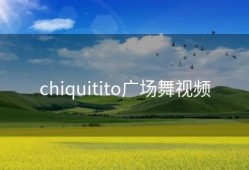chiquitito广场舞视频