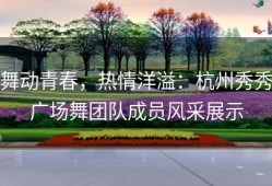 舞动青春，热情洋溢：杭州秀秀广场舞团队成员风采展示