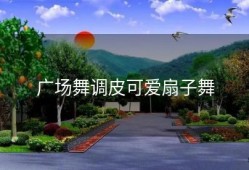 广场舞调皮可爱扇子舞