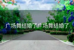 广场舞结婚了广场舞结婚了