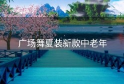 广场舞夏装新款中老年