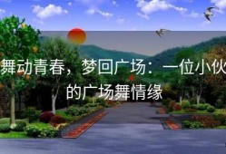 舞动青春，梦回广场：一位小伙的广场舞情缘