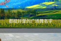 都挺好里的广场舞名字