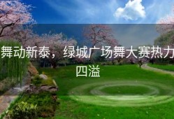舞动新泰，绿城广场舞大赛热力四溢
