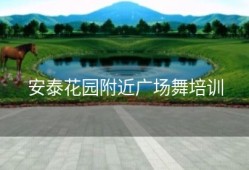 安泰花园附近广场舞培训