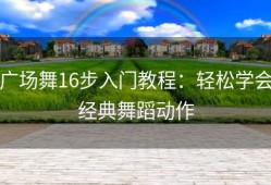 广场舞16步入门教程：轻松学会经典舞蹈动作
