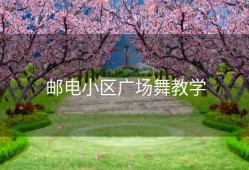 邮电小区广场舞教学