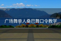 广场舞单人桑巴舞口令教学
