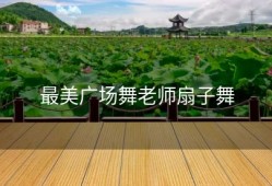 最美广场舞老师扇子舞