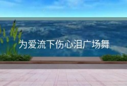 为爱流下伤心泪广场舞