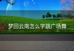 梦回云南怎么学跳广场舞