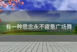 有一种思念永不疲惫广场舞