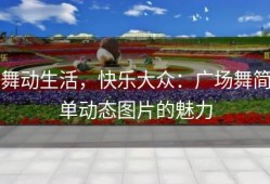 舞动生活，快乐大众：广场舞简单动态图片的魅力