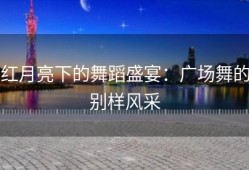 红月亮下的舞蹈盛宴：广场舞的别样风采