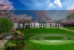 丽水广场舞中国范儿