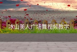 冰山美人广场舞视频教学