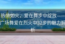热情如火，爱在舞步中绽放——广场舞爱在烈火中32步的魅力解析