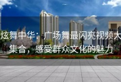 炫舞中华：广场舞最闪亮视频大集合，感受群众文化的魅力