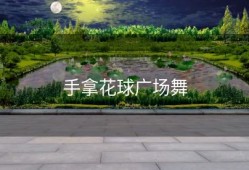 手拿花球广场舞