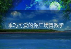 乖巧可爱的你广场舞教学