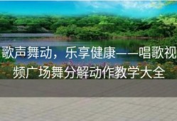 歌声舞动，乐享健康——唱歌视频广场舞分解动作教学大全