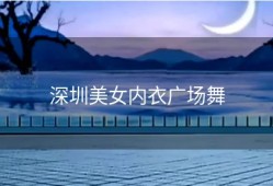 深圳美女内衣广场舞