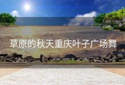 草原的秋天重庆叶子广场舞