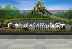 广场舞双人14步分解演示