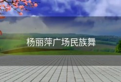杨丽萍广场民族舞