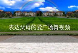 表达父母的爱广场舞视频