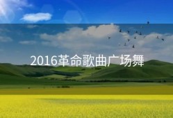 2016革命歌曲广场舞