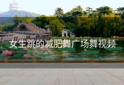 女生跳的减肥舞广场舞视频