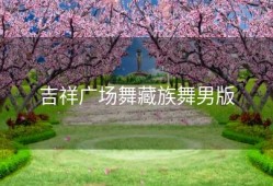 吉祥广场舞藏族舞男版