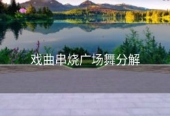 戏曲串烧广场舞分解