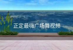 正定最嗨广场舞视频