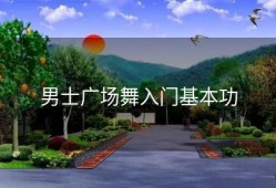 男士广场舞入门基本功