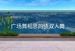 广场舞相思的债双人舞